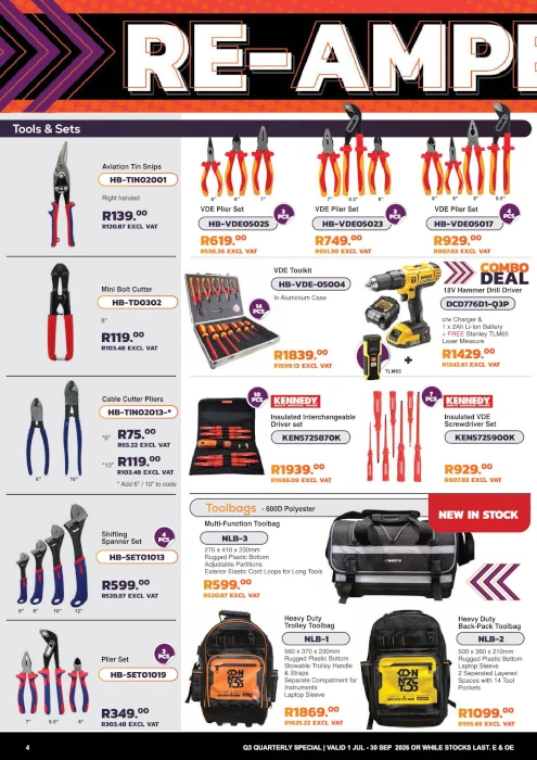 electrical tools & sets